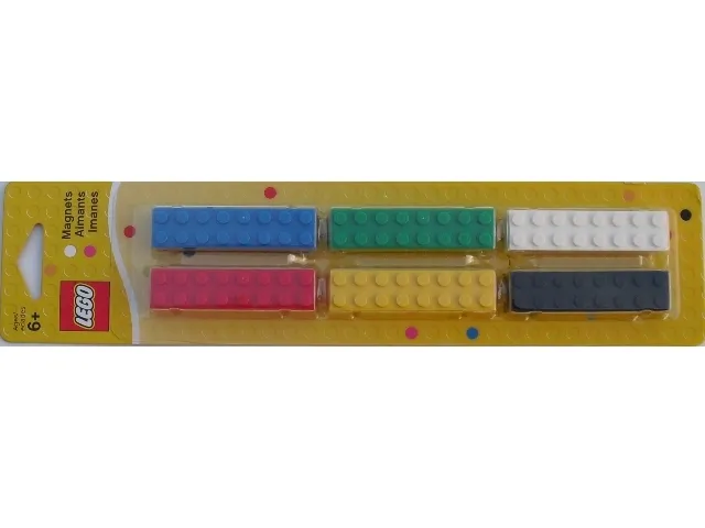 Magnet Set, Bricks 2 x 8 (6) blister pack