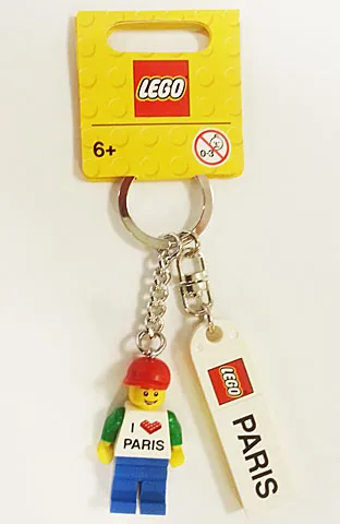 I Brick Paris Minifigure Key Chain, Lego Store So-Ouest, Levallois-Perret, France