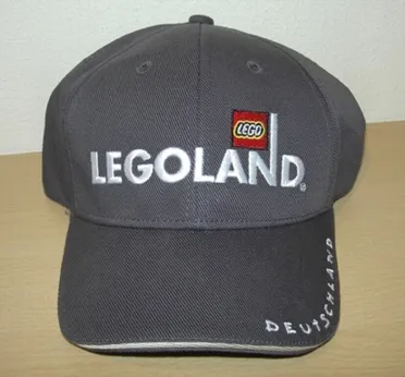 Ball Cap, LEGOLAND Deutschland Pattern - 'Deutschland' on Bill (type 1 with ventilation holes on top)