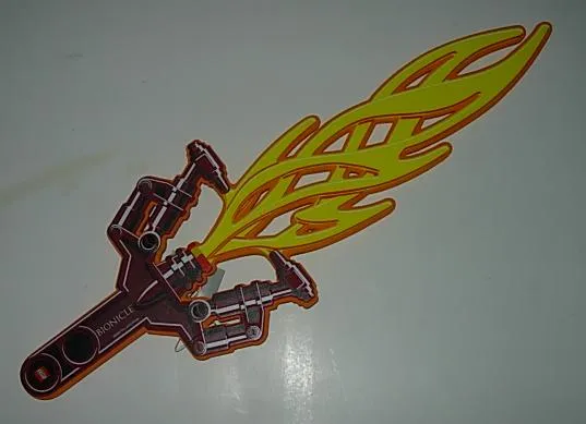 Sword, BIONICLE Toa Hordika Blazer Claw with Flame End