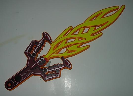 Sword, BIONICLE Toa Hordika Blazer Claw with Flame End