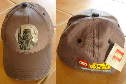 Ball Cap, Star Wars, Cartoon Darth Vader with Glitter Death Star Pattern
