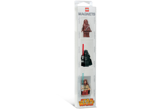 Magnet Set, Minifigures SW (3) - Chewbacca, Darth Vader, Obi-Wan Kenobi blister pack