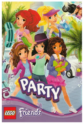 Postcard - Friends Party Set, Invitation with Friends Characters Shopping