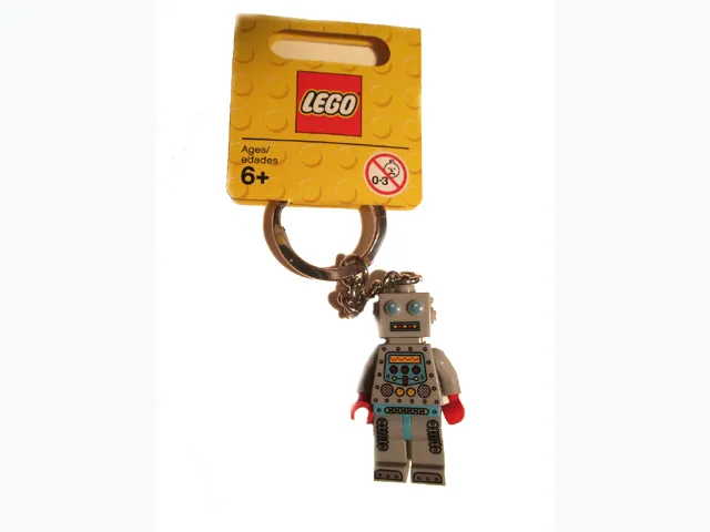 Collectible Minifigures Clockwork Robot Key Chain
