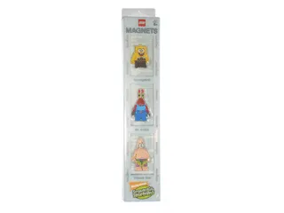 Magnet Set, Minifigures SpongeBob SquarePants (3) - SpongeBob, Mr. Krabs, Patrick blister pack