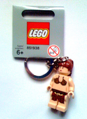 Princess Leia Jabba Slave, Light Nougat Key Chain