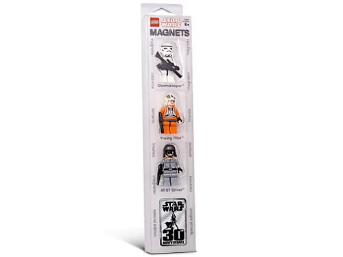 Magnet Set, Minifigures SW (3) Special Edition 2 - Stormtrooper, Rebel Pilot Y-wing, Imperial AT-ST Pilot blister pack