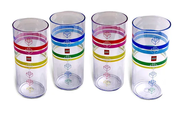 Cup / Mug Classic Stripes Plastic Tumblers Set