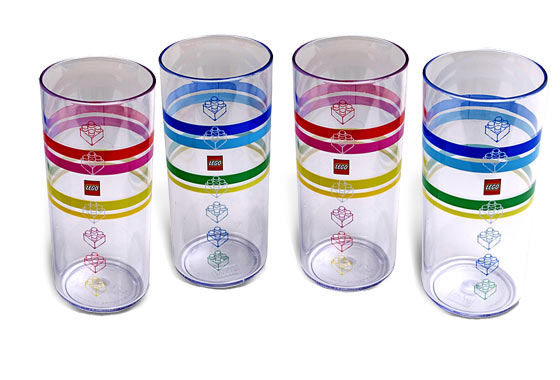 Cup / Mug Classic Stripes Plastic Tumblers Set