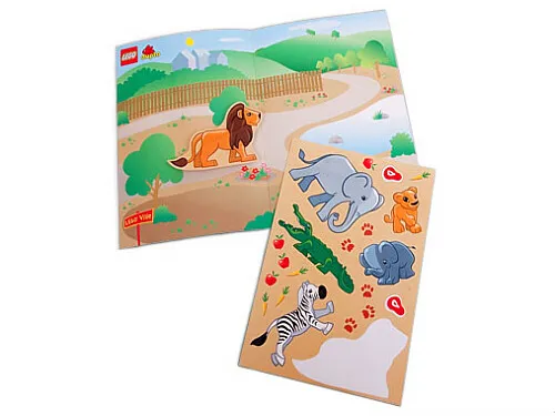 Sticker Sheet, Duplo Zoo Sticker Set 'It's Zoo Time!'