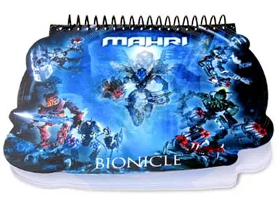 Notebook, Lenticular Bionicle, Spiral Bound