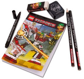Stationery Set, Exo-Force, Manga Tutorial Set