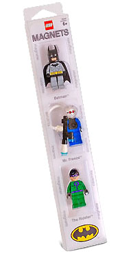 Magnet Set, Minifigures Batman (3) - Batman, Mr. Freeze, The Riddler blister pack