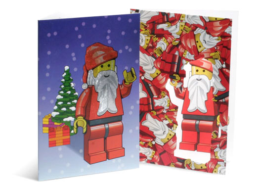 Holiday Greeting Cards, LEGO Santa