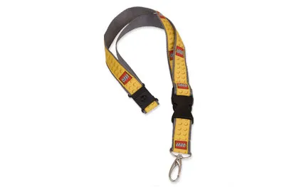 Lanyard with LEGO Logo and Brick Studs Pattern