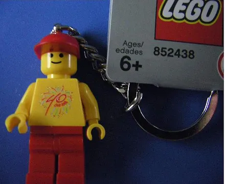 Minifigure Male 40 Years Legoland Billund Key Chain