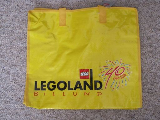 Tote Bag, LEGOLAND Billund, 40 Years 1968-2008 Pattern