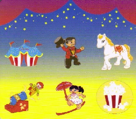 DUPLO Picture Lottery Game Board, Circus
