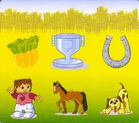 DUPLO Picture Lottery Game Board, Stable