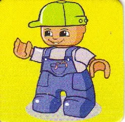 DUPLO Picture Lottery Game Card, Farm - Boy
