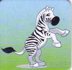 DUPLO Picture Lottery Game Card, Zoo - Zebra