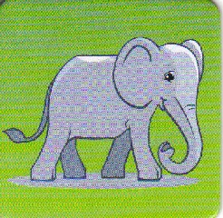 DUPLO Picture Lottery Game Card, Zoo - Elephant