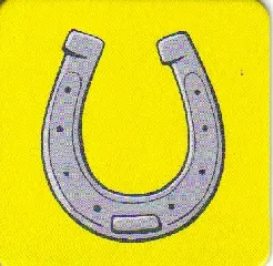 DUPLO Picture Lottery Game Card, Stable - Horseshoe