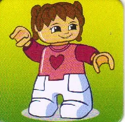 DUPLO Picture Lottery Game Card, Stable - Girl