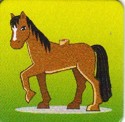 DUPLO Picture Lottery Game Card, Stable - Horse