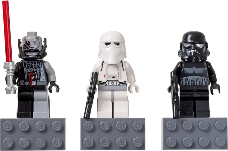 Magnet Set, Minifigures SW (3) - Darth Vader, Snowtrooper, Shadow Trooper - with 2 x 4 Brick Bases blister pack