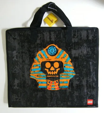 Tote Bag, PVC Skeleton Pharaoh Pattern