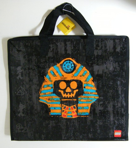 Tote Bag, PVC Skeleton Pharaoh Pattern