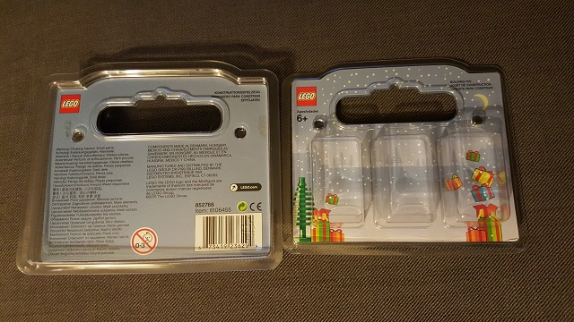 Blister Pack, Build a Minifigure (BAM) Pack for 3 Minifigures, Christmas Theme