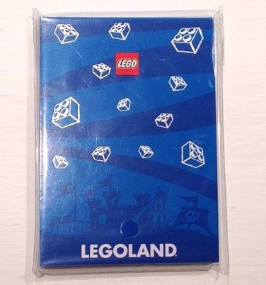 Notebook, Legoland Blue with Silver 2 x 2 Bricks Pattern