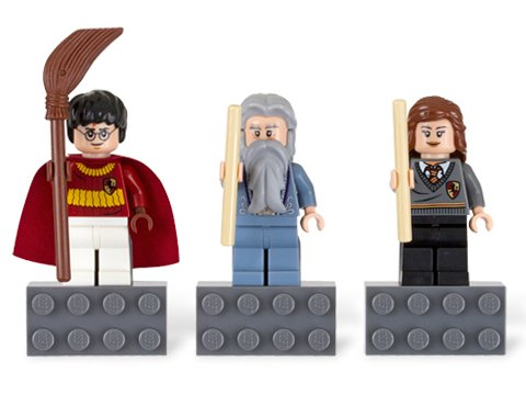Magnet Set, Minifigures Harry Potter (3) - Harry Potter, Professor Dumbledore, Hermione blister pack