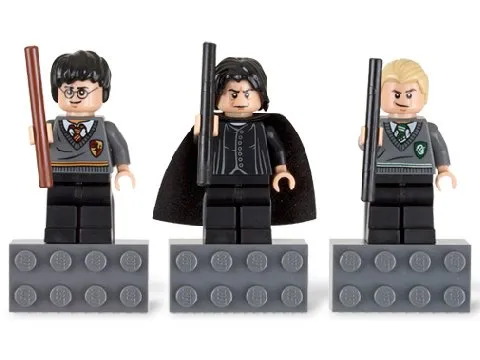 Magnet Set, Minifigures Harry Potter (3) - Harry Potter, Professor Snape, Draco Malfoy blister pack