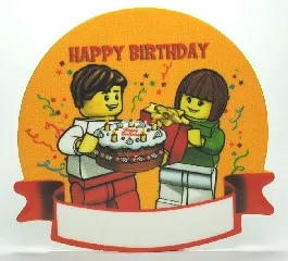 Sticker Sheet, Happy Birthday, 3D