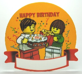 Sticker Sheet, Happy Birthday, 3D