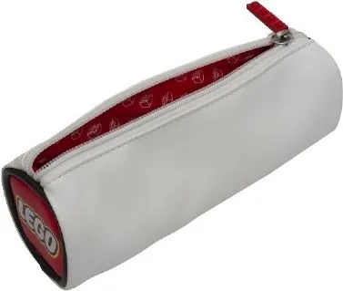 Pencil Case, Lego Logo Pattern on End