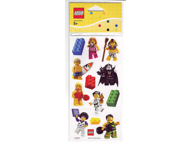 Sticker Sheet, Collectible Minifigures, Series 2 - Set of 12