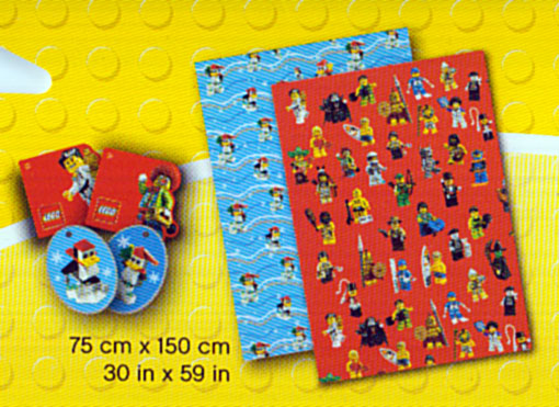 Gift Wrap & Tags, Collectible Minifigures and Holiday Pattern