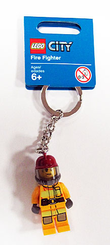 City Fire Fighter Key Chain