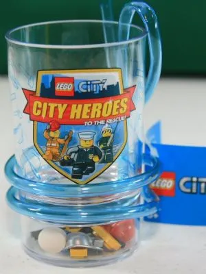 Cup / Mug City Heroes Plastic Tumbler with Straw