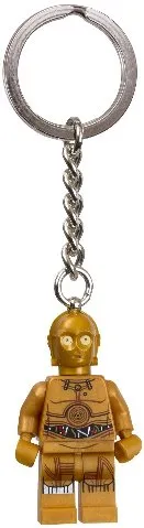 C-3PO Key Chain - Detailed Torso and Legs Pattern