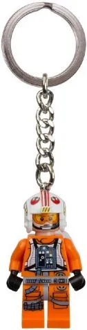 Luke Skywalker (Pilot Suit, Plain Arms, Printed Legs, Head with Orange Goggles) Key Chain