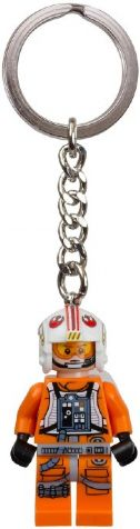 Luke Skywalker (Pilot Suit, Plain Arms, Printed Legs, Head with Orange Goggles) Key Chain