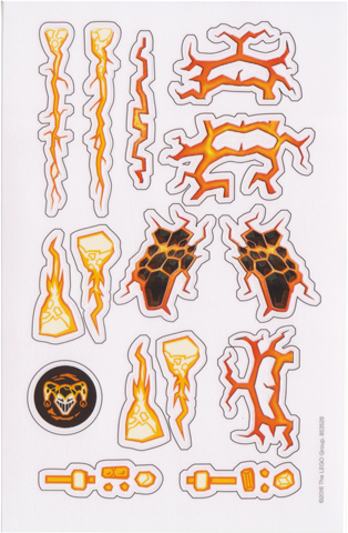 Sticker Sheet, Nexo Knights Monsters Sketch Book - Sheet 3