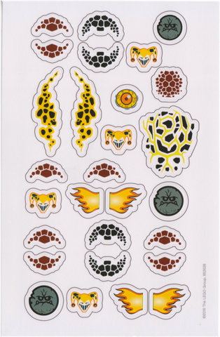 Sticker Sheet, Nexo Knights Monsters Sketch Book - Sheet 4