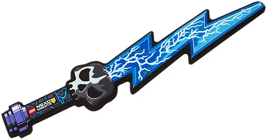 Sword, NEXO KNIGHTS Jestro's Sword (Lightning Bolt Design)